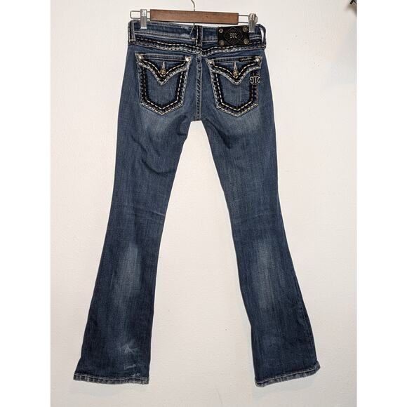 Miss Me Women's Bootcut Jeans Size 25 JPS5014-17 Blue Used - Picture 6 of 9
